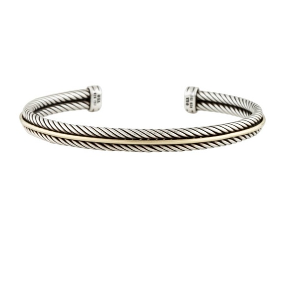 David Yurman Two-Tone Cable Bracelet